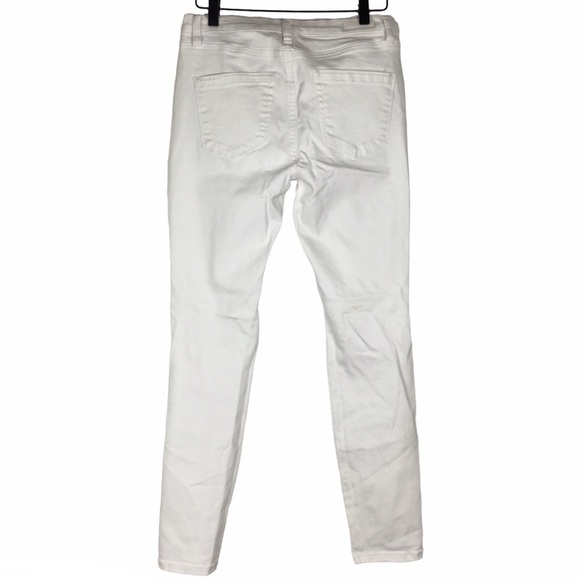 BLANK NYC Jeans Mid-Rise Skinny Distressed Ripped Knee Stretch Denim Size 28 - Picture 4 of 16